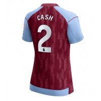 Aston Villa Matty Cash #2 Replica Home Shirt Ladies 2023-24 Short Sleeve